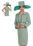 Elite Champagne 6163 olive green dress
