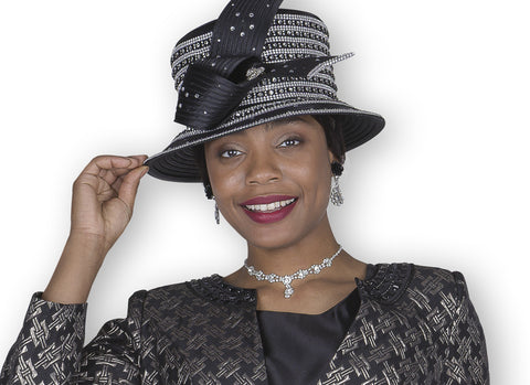 Elite Champagne H6304 black hat