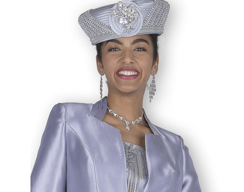 Elite Champagne H6305 silver hat