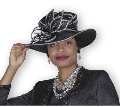 Elite Champagne H6307 black hat