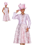 Elite Champagne 6453 pink jacket dress