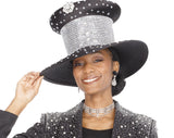 Elite Champagne H6151 black brim hat