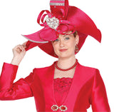 Elite Champagne H6211 red big hat