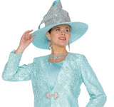 Elite Champagne H6219 mint green hat