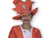 Elite Champagne h6069 red brim Hat