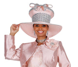 Elite Champagne H6107 peach hat