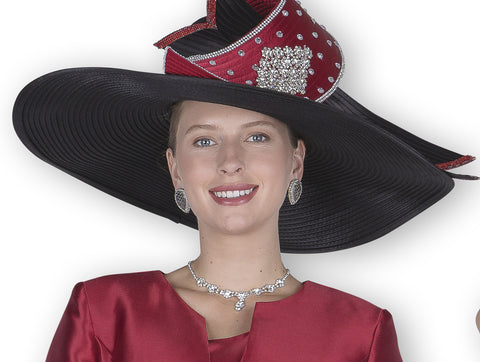 Elite Champagne H6114 red big hat