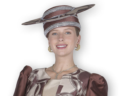 Elite Champagne H6119 brown hat