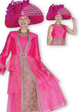 Elite Champagne 6153 fuchsia pink jacket dress