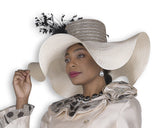 Elite Champagne H6155 Champagne big hat