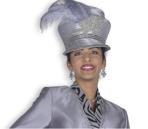 Elite Champagne H6156 silver hat