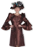 Elite Champagne 6172 brown jacket dress