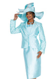 Elite Champagne 6204 mint skirt suit