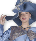 Elite Champagne H6206 blue big hat
