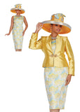 Elite Champagne 6209 gold jacket dress