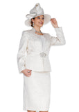 Elite Champagne 6254 champagne skirt suit