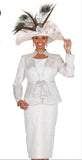 Elite Champagne 6254 champagne gold skirt suit