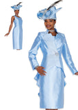 Elite Champagne 6259 light blue jacket dress