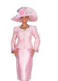 Elite Champagne 6263 pink skirt suit