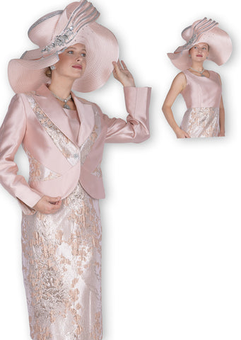 Elite Champagne 6265 peach jacket dress