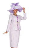 Elite Champagne 6267 lilac purple skirt suit