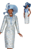 Elite Champagne 6268 blue jacket dress