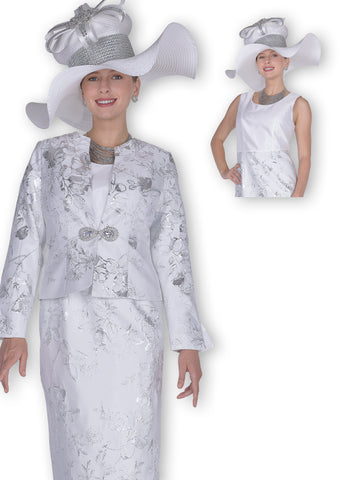 Elite Champagne 6269 silver jacket dress