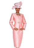 Elite Champagne 6270 peach skirt suit