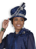 Elite Champagne h6354 navy blue hat