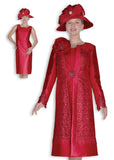 Elite Champagne 6359 red jacket dress