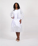 Diana 8686 white jacket dress