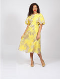 Diana 8691 yellow dress