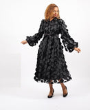 Diana 9091 black lace dress