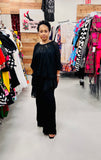 Love the Queen 17118 black pant suit