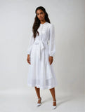 For Her NYC 82791 white maxi dress