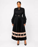 For Her NYC 83467 black maxi dress