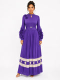 For Her NYC 83467 pueple maxi dress