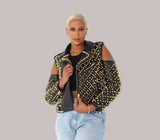 For Her NYC 81936 black leather jacket