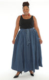Denim Maxi Skirt