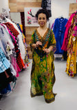Kaftan Green Maxi Dress