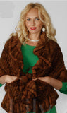 Lily & Taylor A103 mink shawl
