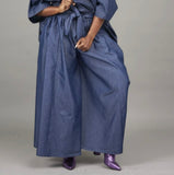 Denim Wide Leg Pant