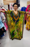 Green Kaftan Dress