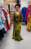 Kaftan Green Dress