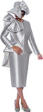 GMI 10032 silver skirt suit