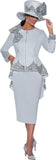 GMI 10042 white skirt suit