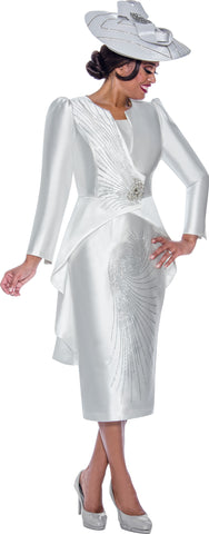 GMI 10212 White Skirt Suit