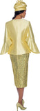 GMI 10223 yellow skirt suit