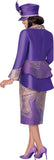 GMI 400612 purple skirt suit