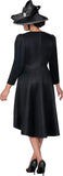 GMI 400642 black skirt suit